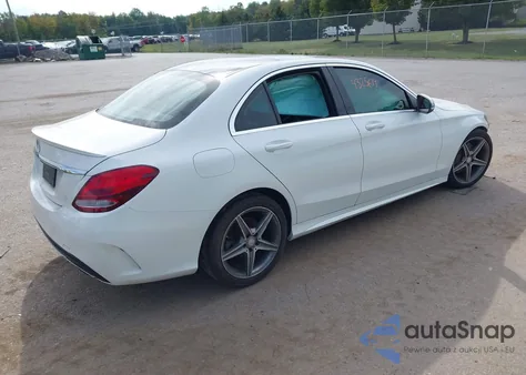 2016 Mercedes-Benz C 300 Sport from USA, damaged, VIN 55SWF4JB6GU113607